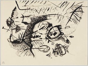 Předloha pro „Composition VII“ od Wassily Kandinsky