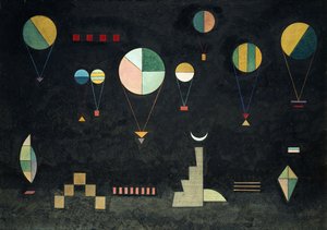 mělký-nízký od Wassily Kandinsky