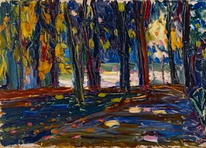 V parku St. Cloud - Podzim II od Wassily Kandinsky
