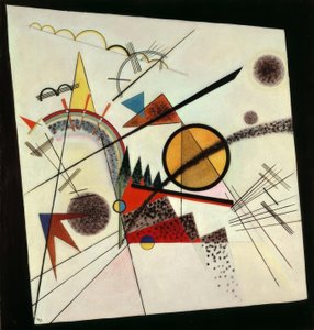 V černém čtverci od Wassily Kandinsky