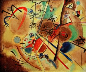 Malý sen v červené barvě od Wassily Kandinsky