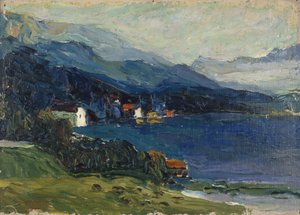 Jezero Kochel, c. 1902 od Wassily Kandinsky