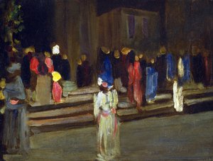 "Le parc de saint Cloud, entree"" (Park of Saint-Cloud, vchod) Obraz od Wassily Kandinsky (nebo Wassily Kandinski nebo Kandinskij od Wassily Kandinsky