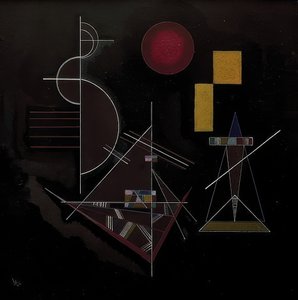 Lehké v těžkém (lehké v zwaar). 1929 od Wassily Kandinsky
