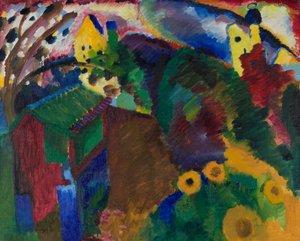Murnau - zahrada od Wassily Kandinsky
