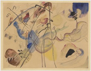 Nepojmenovaná. 1911-12 od Wassily Kandinsky