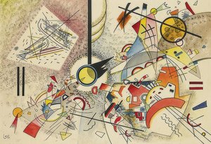 Nepojmenovaná. 1923 od Wassily Kandinsky