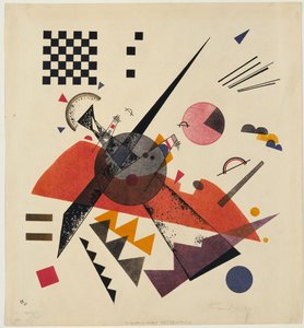 "" Orange "" Den litografie Vasilij Kandinskij (Ó Vasilij Kandinskij od Wassily Kandinsky