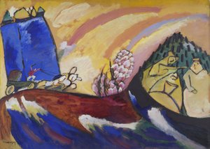 Malování s Trojkou, 18. ledna 1911 od Wassily Kandinsky
