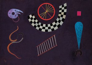 Stuha se čtverci, Wassily Kandinsky (1866-1944) od Wassily Kandinsky
