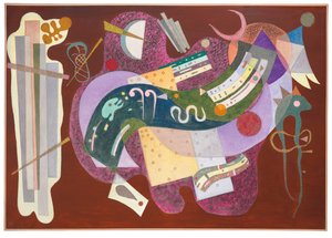 Pevné a zakřivené od Wassily Kandinsky