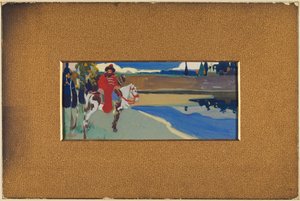 Ruský jezdec od Wassily Kandinsky