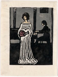 Zpěvačka (druhý stav) od Wassily Kandinsky