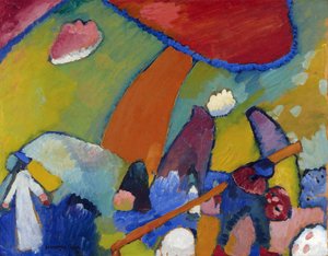 "" Hra Skinny Day "" Painter Day Vassily Kandinsky od Wassily Kandinsky