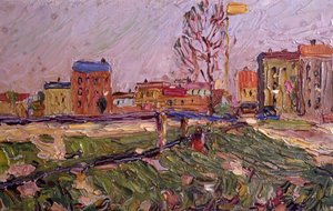 Schwabing, Mnichov od Wassily Kandinsky