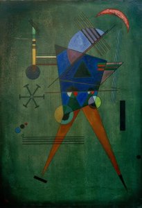 Černý trojúhelník od Wassily Kandinsky