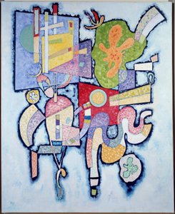 Simple Complexity 1939 (olej na plátně) od Wassily Kandinsky