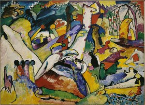 Náčrt pro kompozici II, 1909-1910. od Wassily Kandinsky