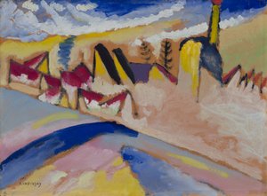 Studie k dílu „Zima II“ od Wassily Kandinsky