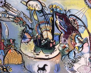 Přístav, 1916 od Wassily Kandinsky