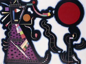 Červený kruh; Červený kruh od Wassily Kandinsky