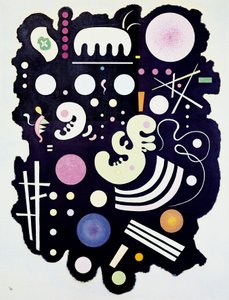 „Variegated Black“ malba od Kandinsky od Wassily Kandinsky