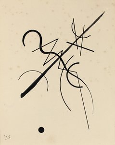 Kreslení bodu a čáry k povrchu od Wassily Kandinsky