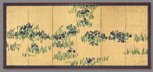 Kosatce od Watanabe Shiko