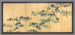Kosatce od Watanabe Shiko