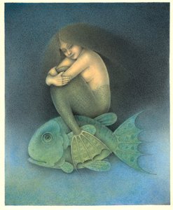 Omermaid, 2007 (kombinovaná technika na umělecké desce) od Wayne Anderson