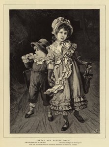 Dny chleba a másla (rytina) od Weedon Grossmith