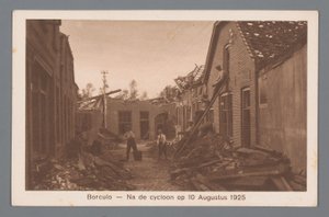 Borculo -- Po cyklonu 10. srpna 1925