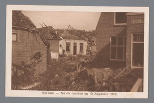 Borculo -- Po cyklonu 10. srpna 1925