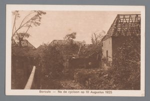 Borculo -- Po cyklonu 10. srpna 1925