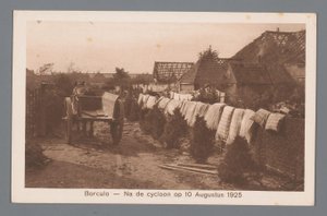 Borculo -- Po cyklonu 10. srpna 1925