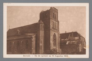 Borculo -- Po cyklonu 10. srpna 1925