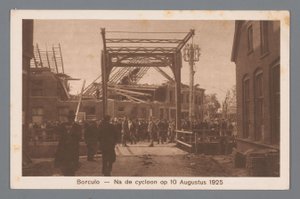 Borculo -- Po cyklonu 10. srpna 1925