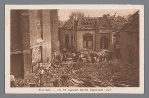 Borculo -- Po cyklonu 10. srpna 1925