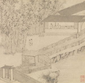 Zahrada nešikovného správce, 1551. od Wen Zhengming