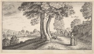 Albury, 1625-77. od Wenceslaus Hollar