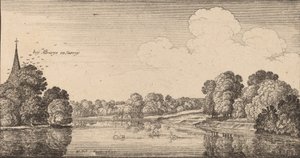 Albury, 1645. od Wenceslaus Hollar