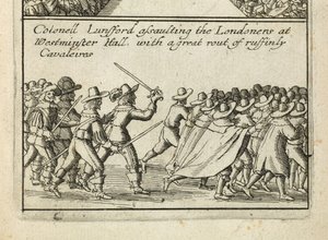 "Všechna nezapomenutelná a zázračná parlamentní milosti, kterých se dostalo tomuto našemu anglickému národu v tomto prostoru za méně než 2 roky po Aº 1641 a 1642" od Wenceslaus Hollar