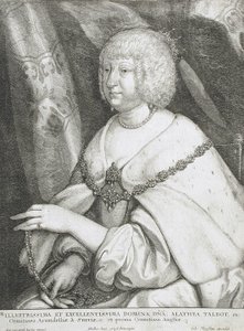 Althea Talbot, lady Arundel od Wenceslaus Hollar