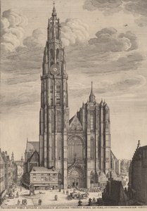Antverpská katedrála, 1649. od Wenceslaus Hollar