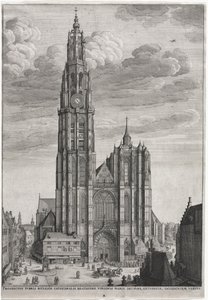 Antverpská katedrála, 1649. od Wenceslaus Hollar