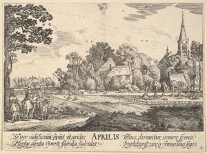 dubna 1628-29. od Wenceslaus Hollar
