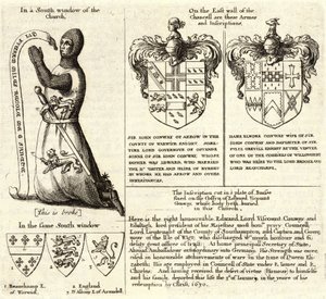 Šipka (vitráže). stát 2 od Wenceslaus Hollar