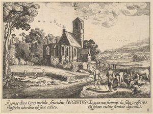 srpna 1628-29. od Wenceslaus Hollar