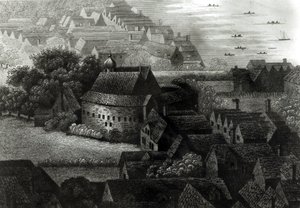 Medvědí zahrada, 1647 od Wenceslaus Hollar