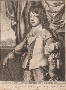 Karel II. D.G: Velká Británie Fra. a irského krále atd. od Wenceslaus Hollar